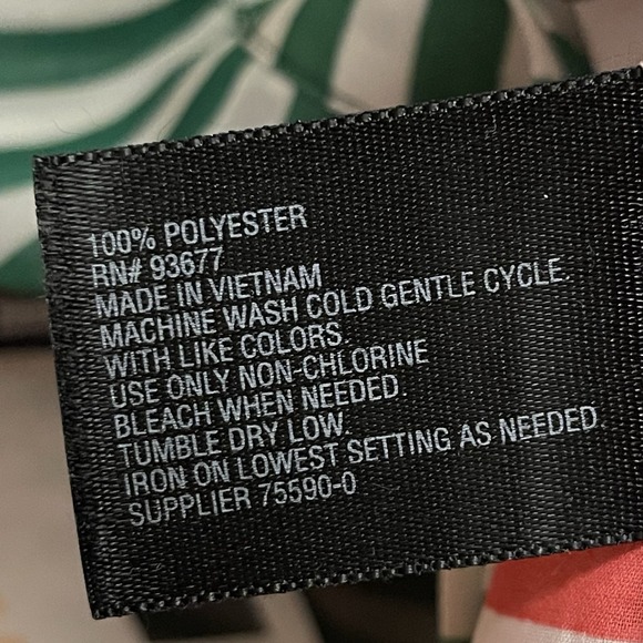 Worthington Long Sleeve Blouse Semi- Sheer Multi Color Geometric Artsy Boho Sz M - Picture 7 of 9